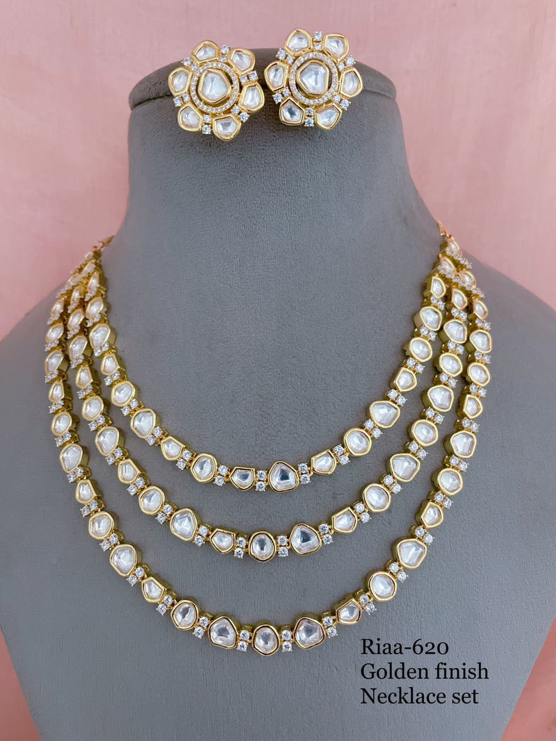 Ravishing Multilayered Kundan Necklace Set