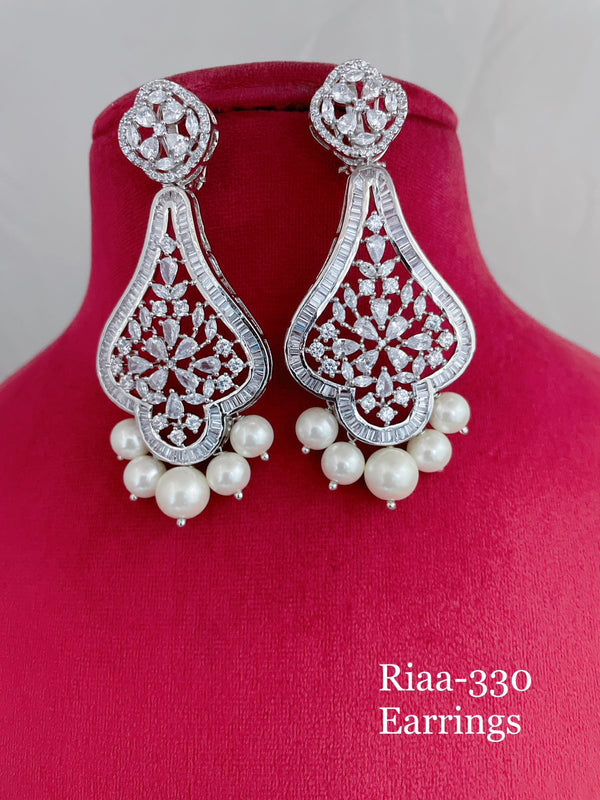 Precious Pearls CZ Earrings