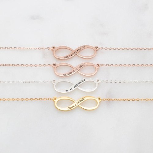 Silver Infinity Summer Necklace